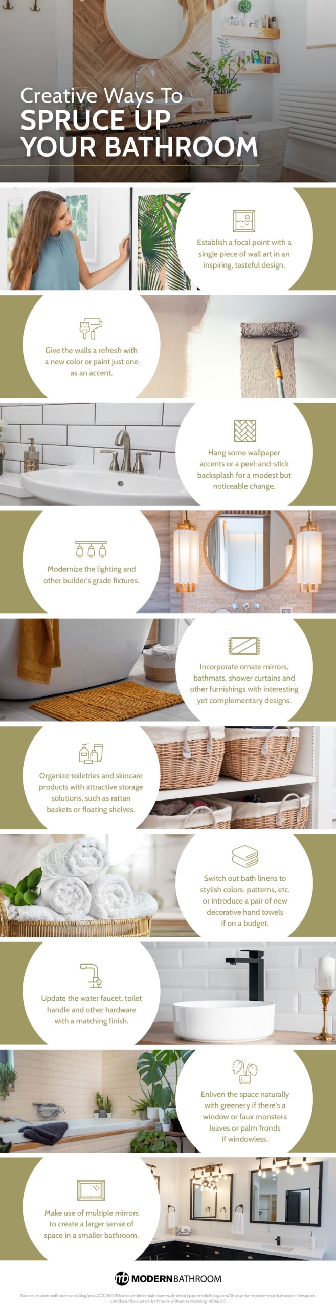 Creative Ways To Update Your Bathroom Creative Ways To Update Your Bathroom
